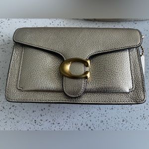 Coach Tabby crossbody bag metallic (wristlet)